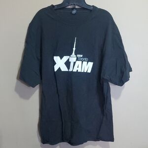 Mens Black Graphic T-Shirt Size XL